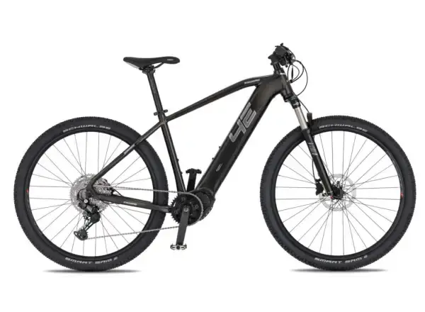 4Ever Esword Team 835 horské elektrokolo Pearlized black/silver vel. 17