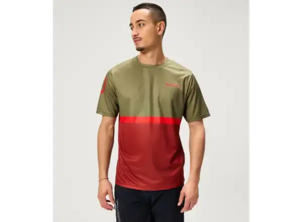 Endura SingleTrack Core Tee II pánský dres krátký rukáv Tweed Green vel. L