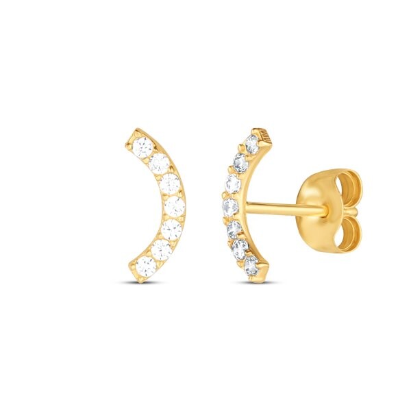 Náušnice se syntetickými kameny 236-307-B02138 0.40g