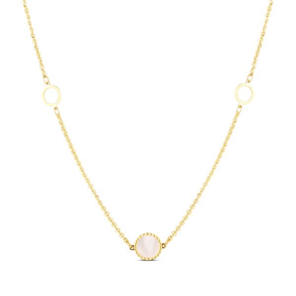 Náhrdelník s imitací kamene / keramika 278-087-002533 3.40g