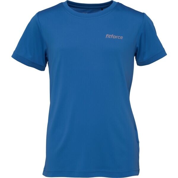 Fitforce OLVE Dětské fitness triko, modrá, velikost