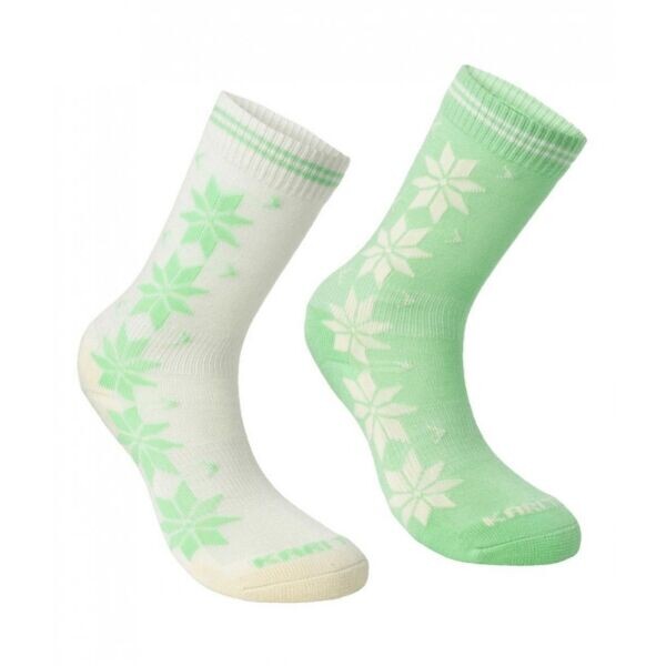 KARI TRAA VINST Dámské ponožky, světle zelená, velikost