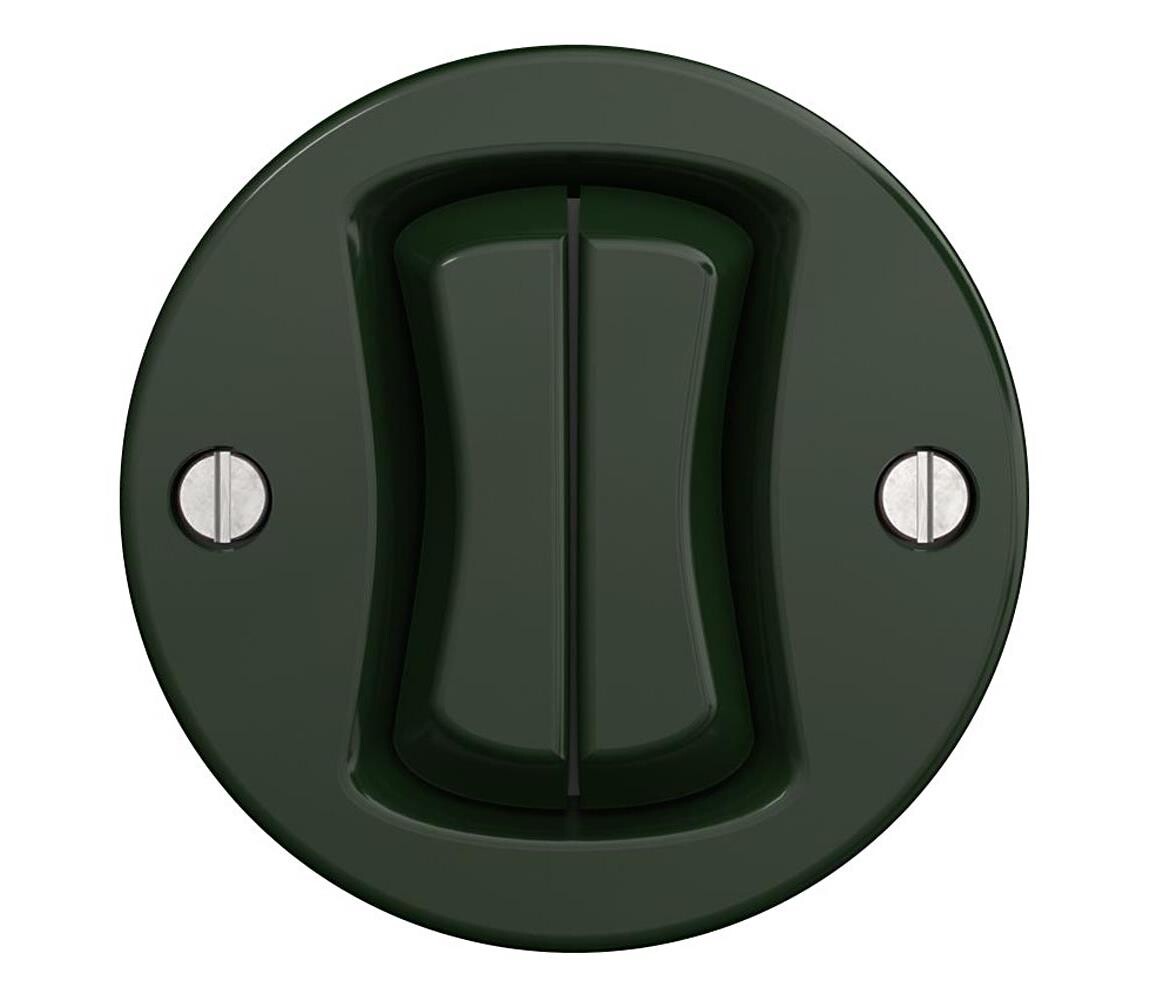 lap lap - Retro sériový vypínač č. 5 zelená