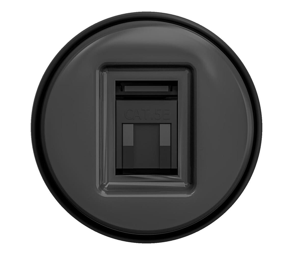 lap lap - Retro datová zásuvka antracit