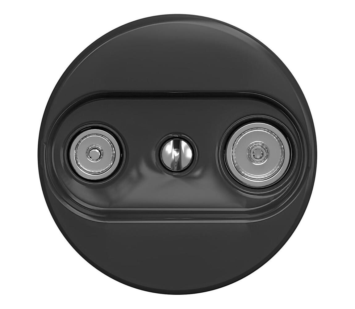 lap lap - Retro účastnická zásuvka TV+R (koncová) antracit