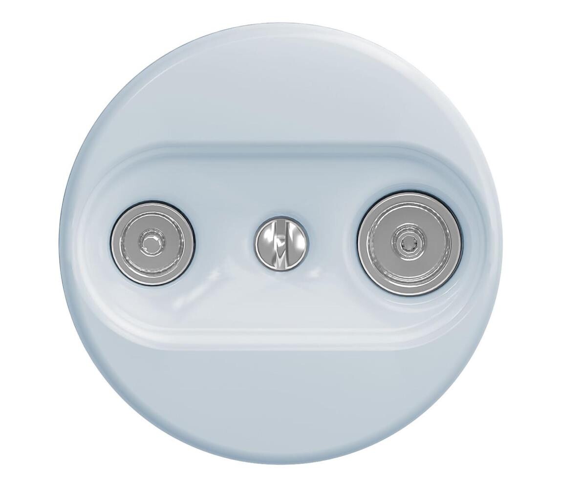 lap lap - Retro účastnická zásuvka TV+R (koncová) modrá