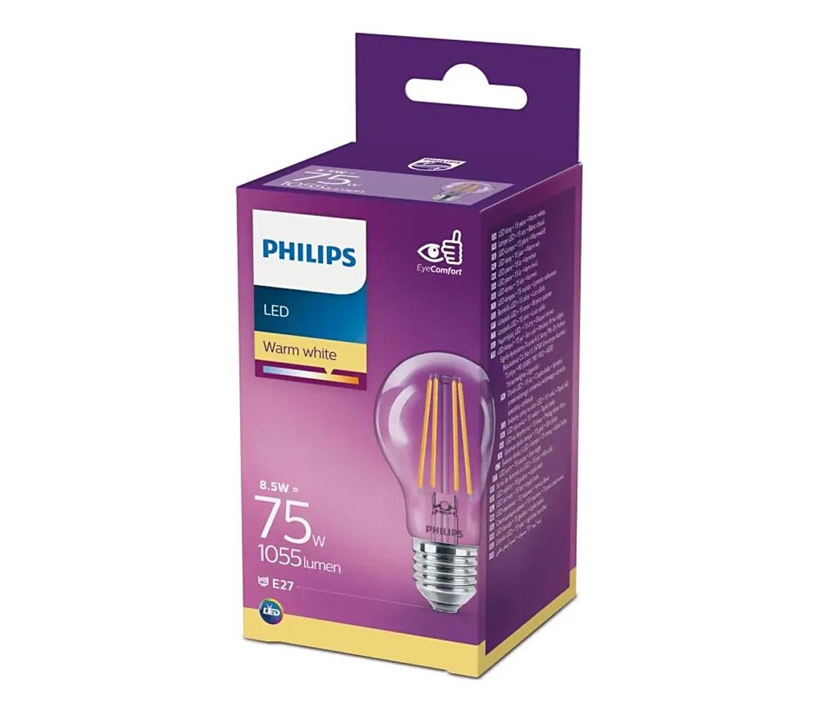 Philips LED Žárovka Philips A60 E27/8,5W/230V 2700K