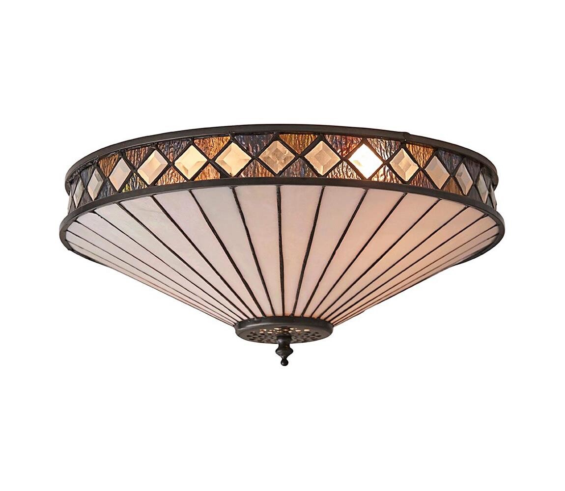 Endon Endon 64145 - Stropní svítidlo FARGO 2xE27/60W/230V pr. 41,5 cm