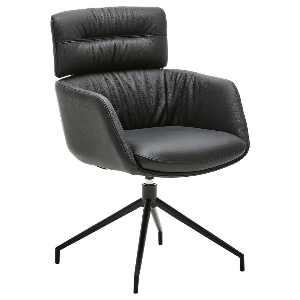 Dieter Knoll ŽIDLE S PODRUČKAMI, železo, černá