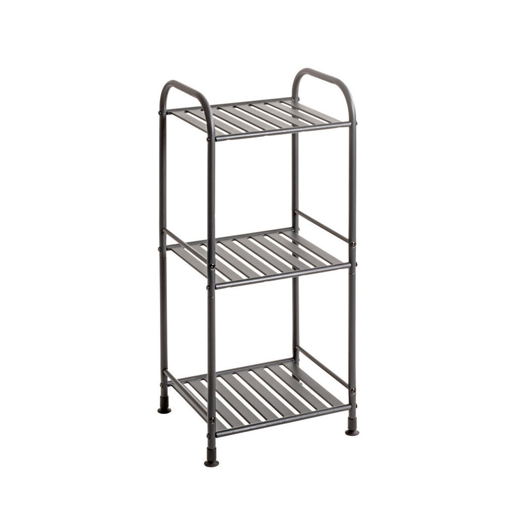 XXXL REGÁL, antracitová, ocel, 33/75/28 cm