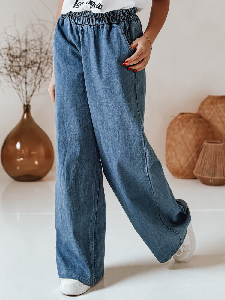 Spodnie damskie jeansowe DENIMJOY granatowe Dstreet