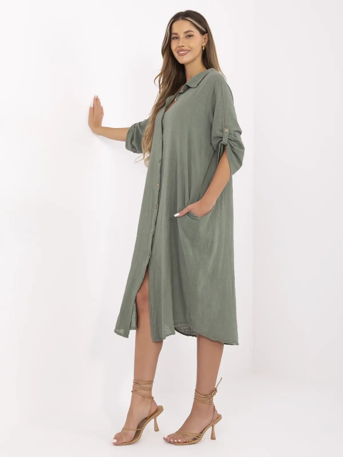 Dress-TW-SK-BI-24135.81-khaki