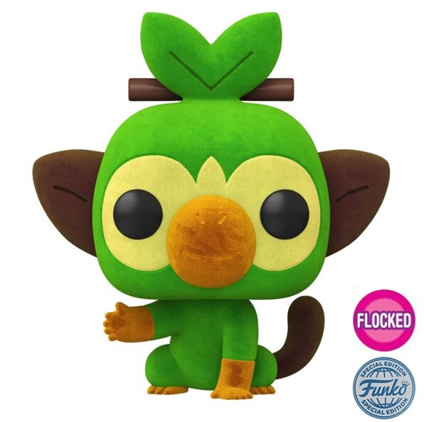 POP! Games: Grookey (Pokémon) Special Edition (Flocked)