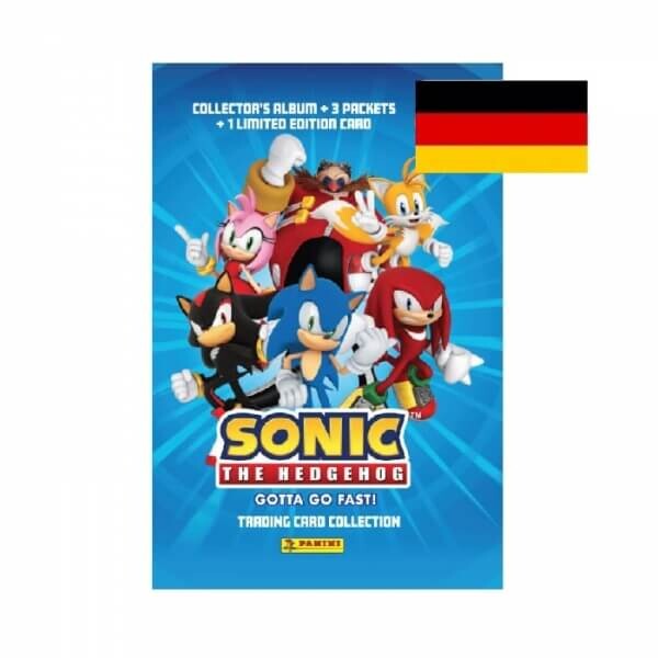 Sběratelské karty ježek Sonic Gotta Go Fast! - Starter Pack - DE