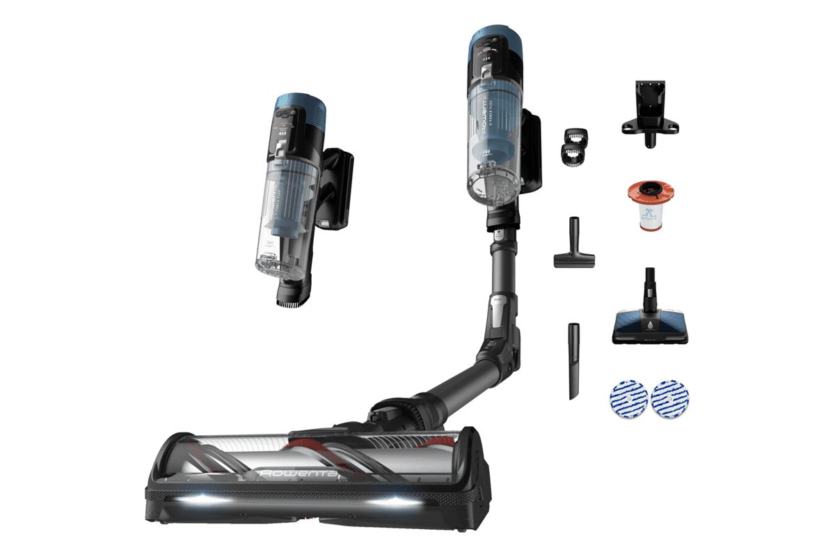 Tyčový vysavač Rowenta X-Force Flex 14.80 Aqua RH9BC1WO Modrý/Černý