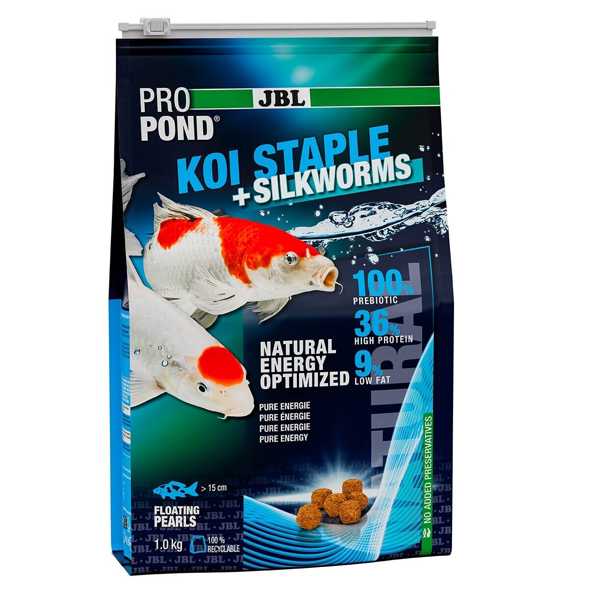 JBL ProPond Koi Staple + Silkworms Pearls 1 kg