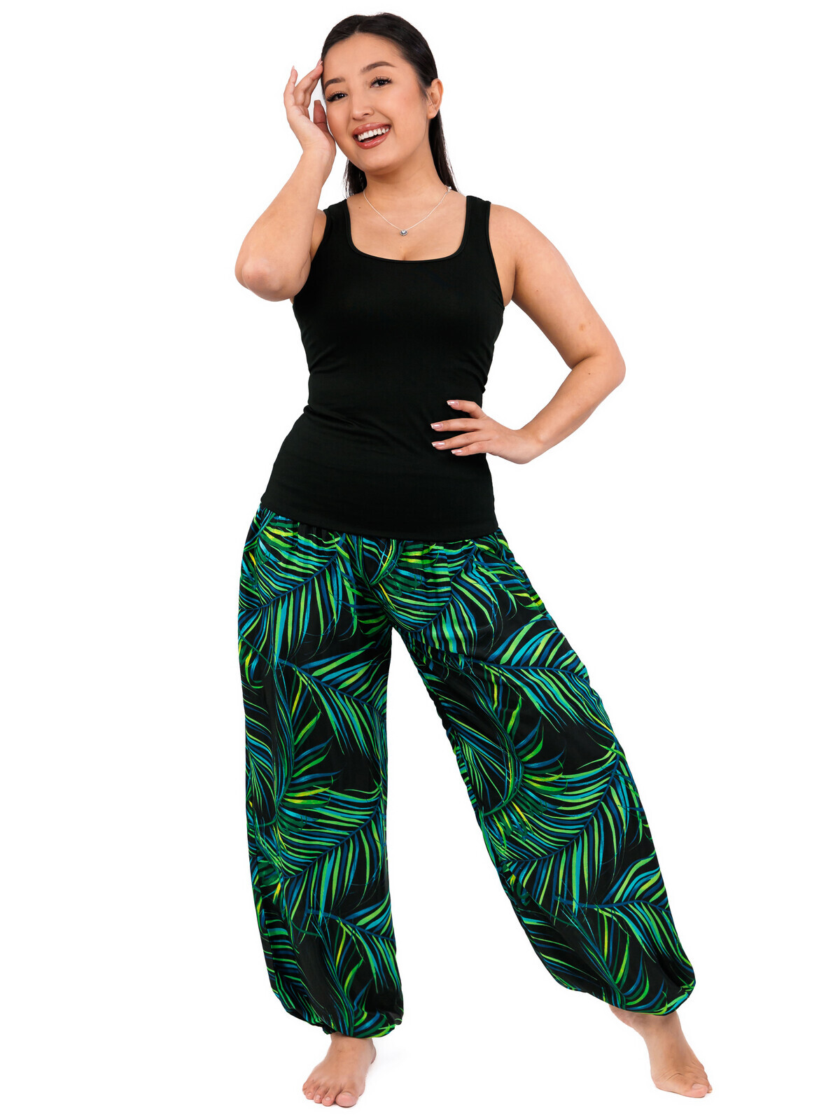 Himalife Kalhoty s kapsami  Listy-zelené Velikost: S/M