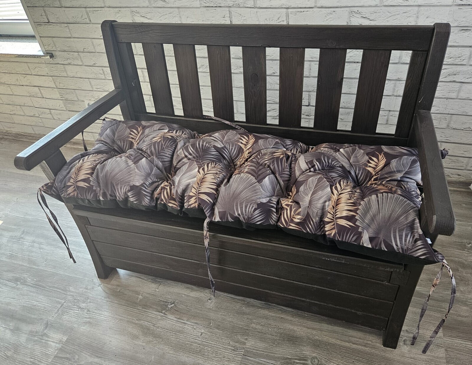 Prošívané sezení na lavici WILSON vzor 139 různé rozměry, polstr na zahradní lavici - sedák Mybesthome Rozměr: 120x40 cm