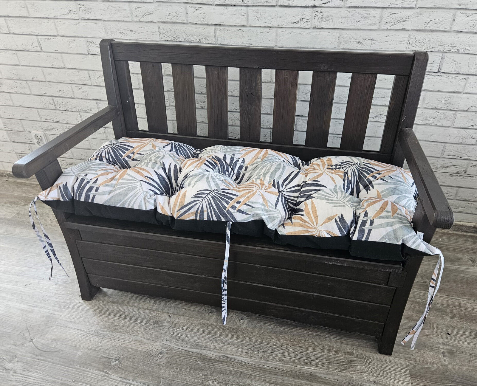 Prošívané sezení na lavici WILSON vzor 134 různé rozměry, polstr na zahradní lavici - sedák Mybesthome Rozměr: 120x40 cm