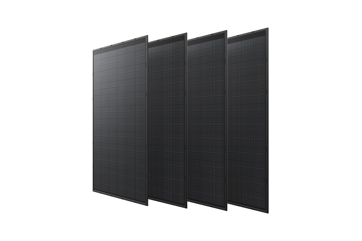 EcoFlow - sada čtyř 250W rigidních solárních panelů