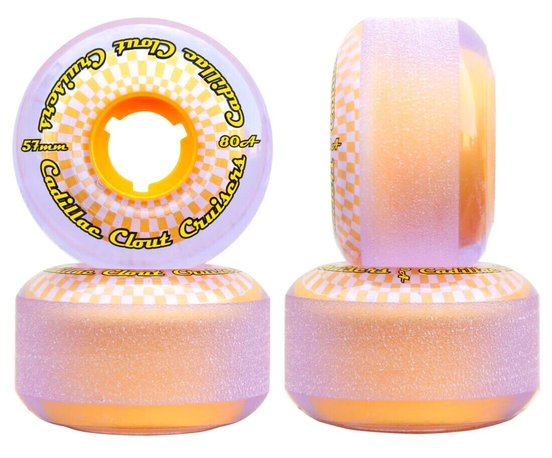 Cadillac Wheels Cadillac - Clout 80A - 57mm - Orange - Skateboardová kolečka