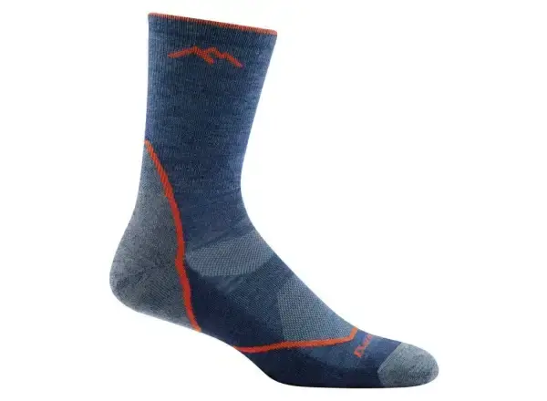Darn Tough Light Hiker Micro Crew Lightweight with Cushion ponožky Denim vel. M (41-42,5)