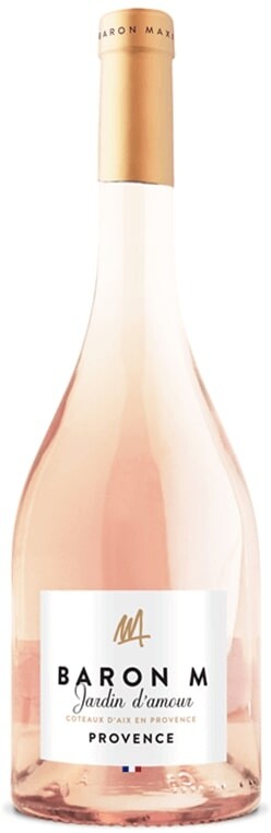 Rosé Jardin d'amour 2024, Baron M, Coteaux d Aix-en-Provence