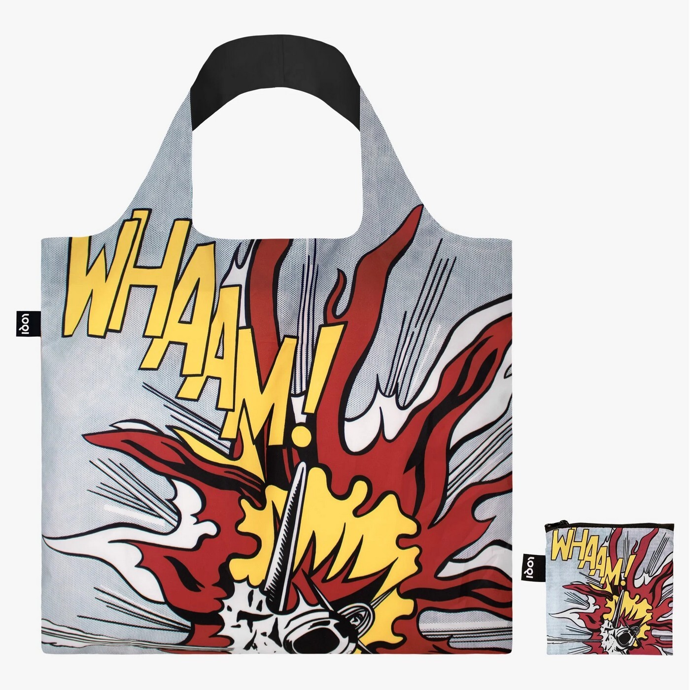 Skládací nákupní taška LOQI ROY LICHTENSTEIN Whaam!