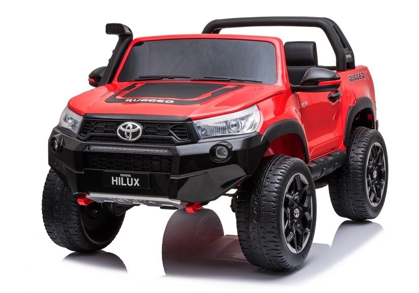 mamido Dětské elektrické autíčko Toyota Hilux 4x4 lakované červené