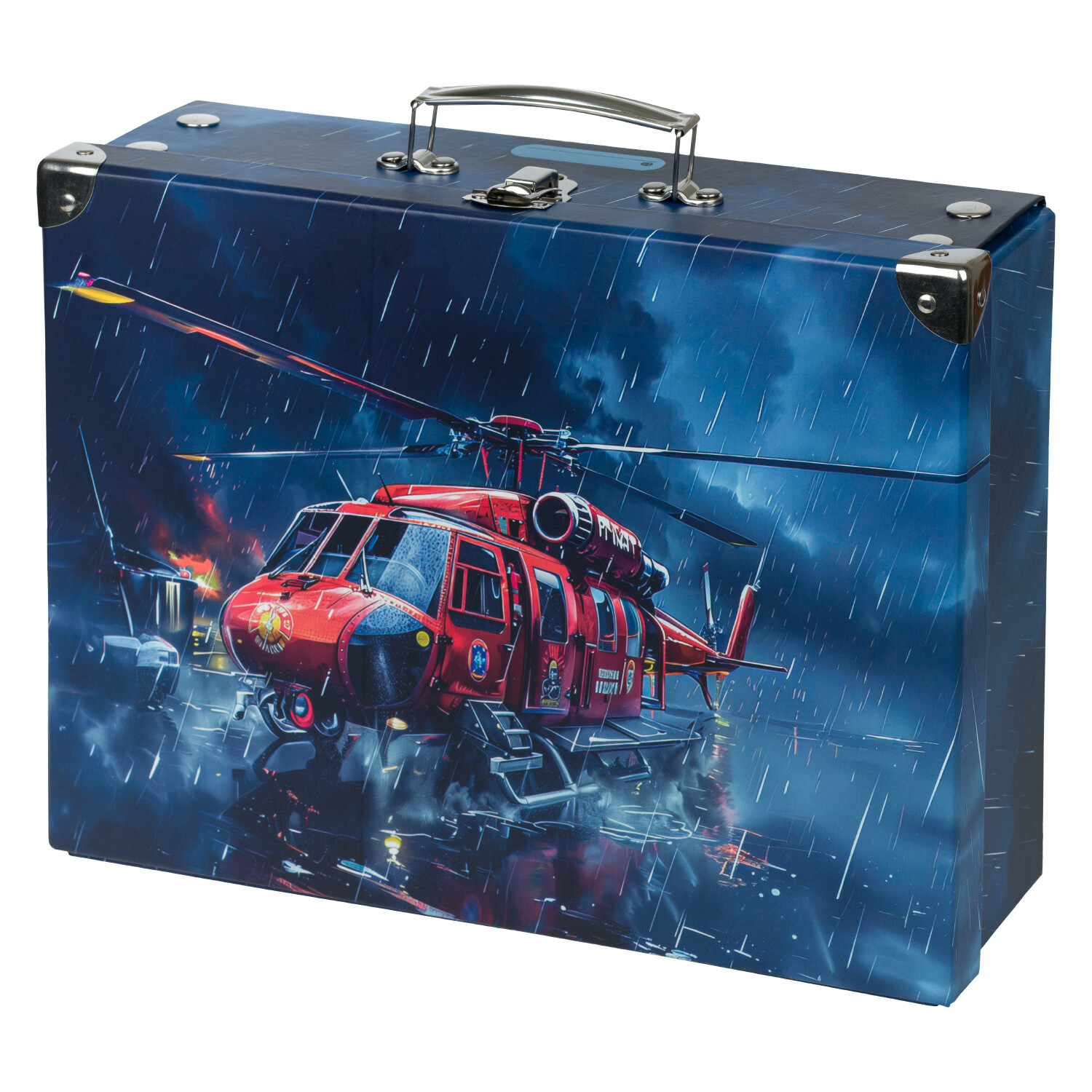 Skládací školní kufřík s kováním BAAGL Záchranáři