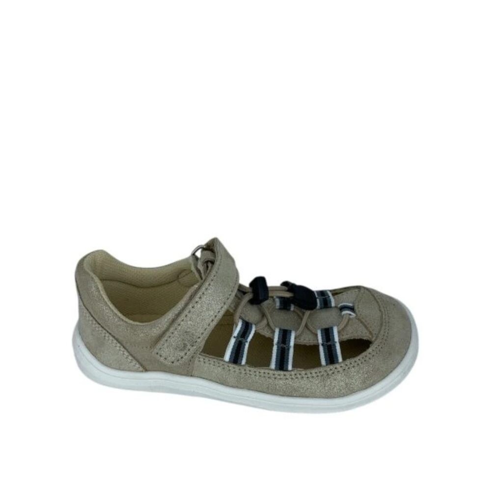 BABY BARE FEBO SUMMER Cappuccino Dětské barefoot sandály - 22