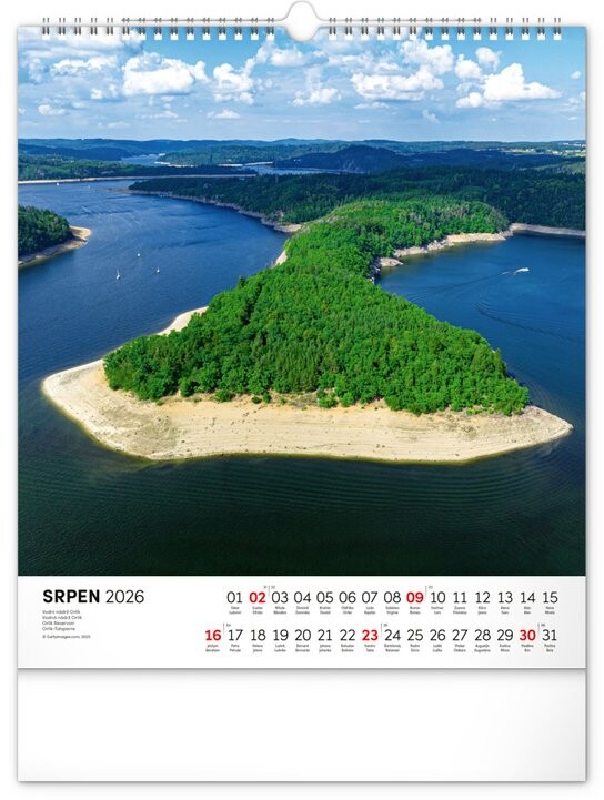 Vodní království 2026 - nástěnný kalendář