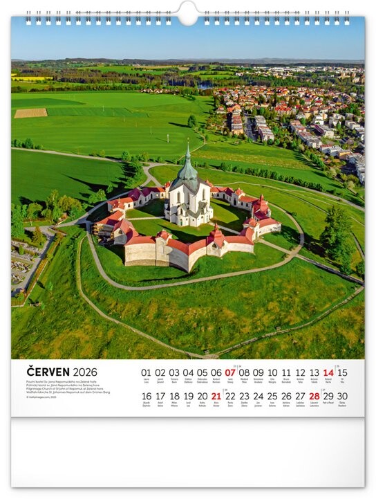 Toulky českou krajinou 2026 - nástěnný kalendář