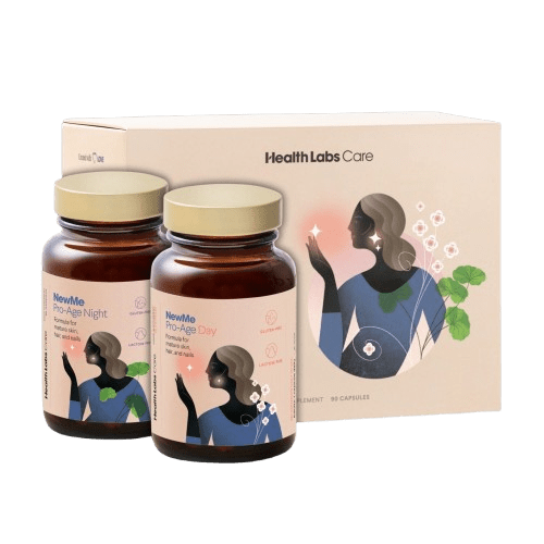 HEALTH LABS CARE NewMe Pro-Age s kyselinou hyaluronovou pro zralou pleť, vlasy a nehty 90 kapslí