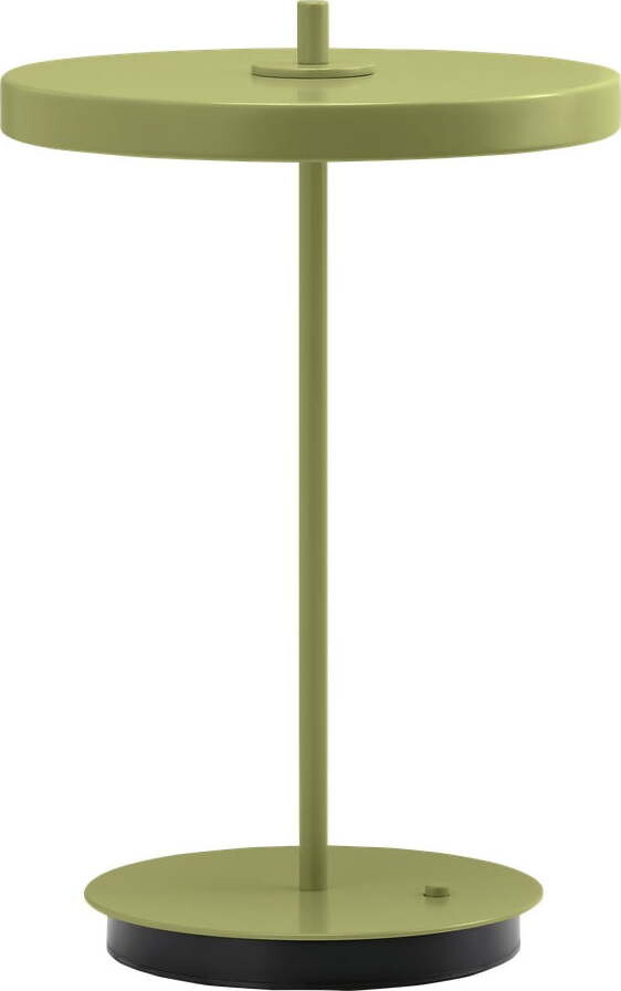 Zelená kovová LED stolní lampa s kovovým stínidlem (výška 31 cm) Asteria Move – UMAGE