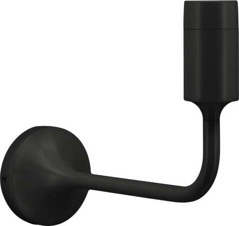 Černé kovové nástěnné svítidlo bez stínidla Santé – UMAGE