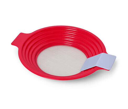 Tchibo - 2 v 1: síto na mouku a pasírování - barva: modrá