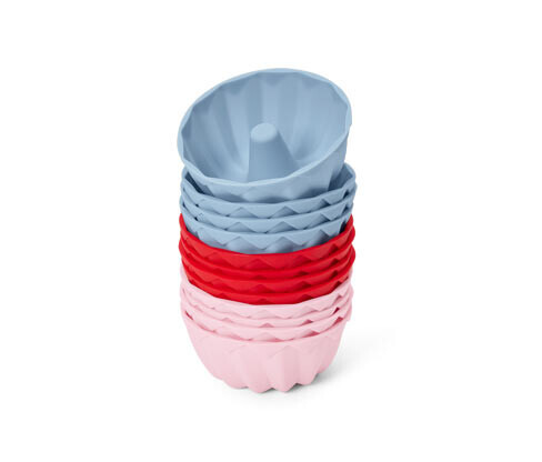 Tchibo - Formičky na mini bábovky - barva: modrá