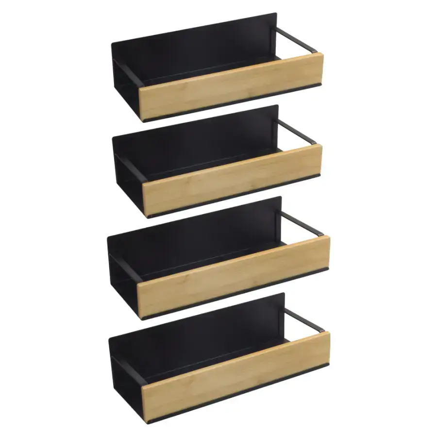 Tempo Kondela Sada magnetických polic ZOBER TYP 1 - hnědá