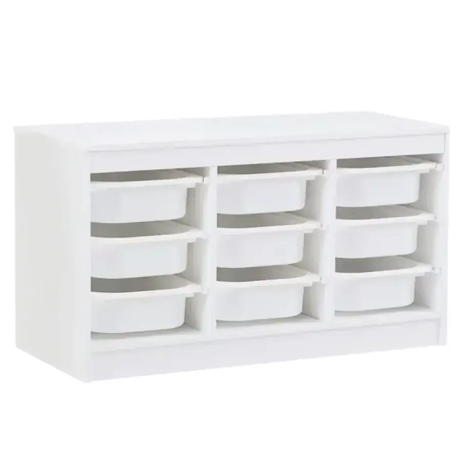 Tempo Kondela Organizér s boxy TRIMAL - bílá