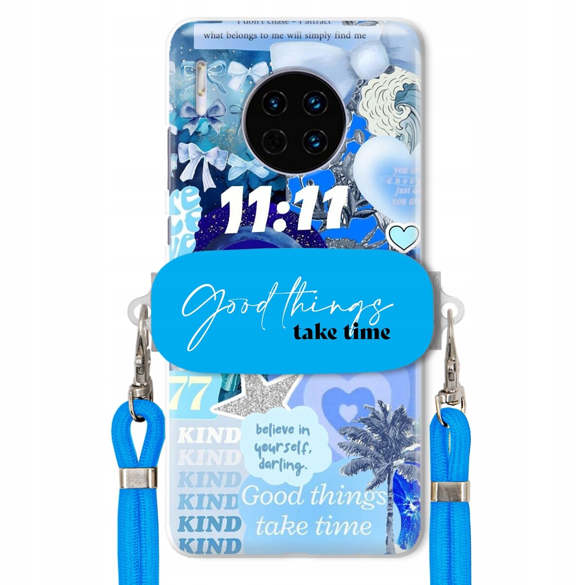 Pouzdro pro Huawei Mate 30 Držák Crossbody vodítko Good Things Sea Léta