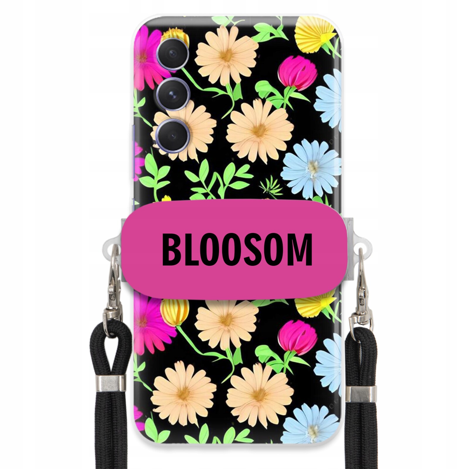 Pouzdro Crossbody Držák Pro Samsung M54 5G Kryt Case Květiny Bloosom Flower