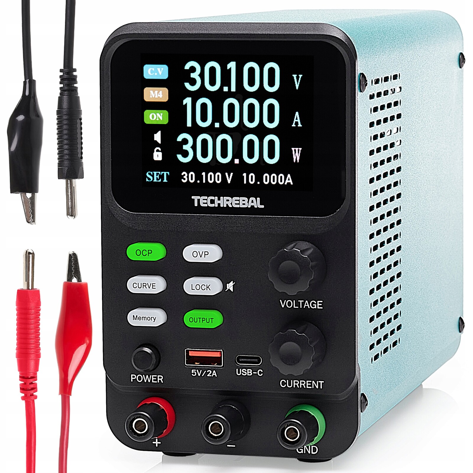 Regulovatelný Servisní Laboratorní Napájecí Zdroj Techrebal SPPS-K3010 30V 10A