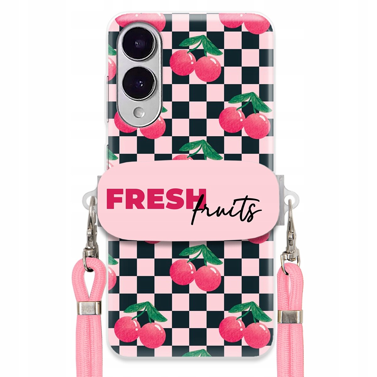 Pouzdro pro Samsung S25 Edge Crossbody vodítko držák na šachovnici Fresh Fruits