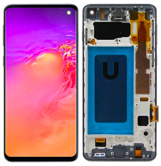 InCell displej pro Samsung Galaxy S10 G973 G973F LCD displej Rámeček