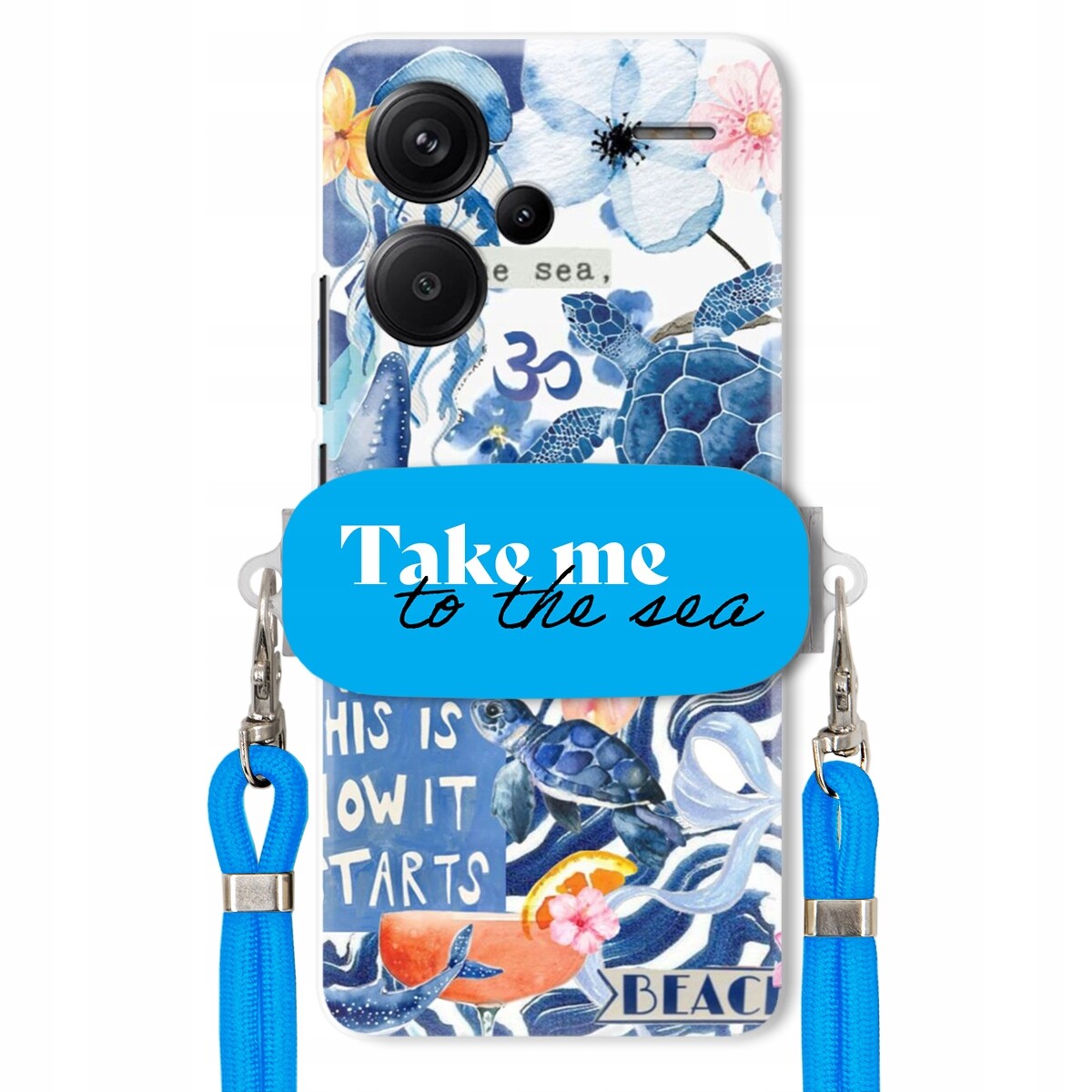 Pouzdro pro Xiaomi Redmi Note 13 Pro Plus 5G Vodítko Držák Take Me To The Sea