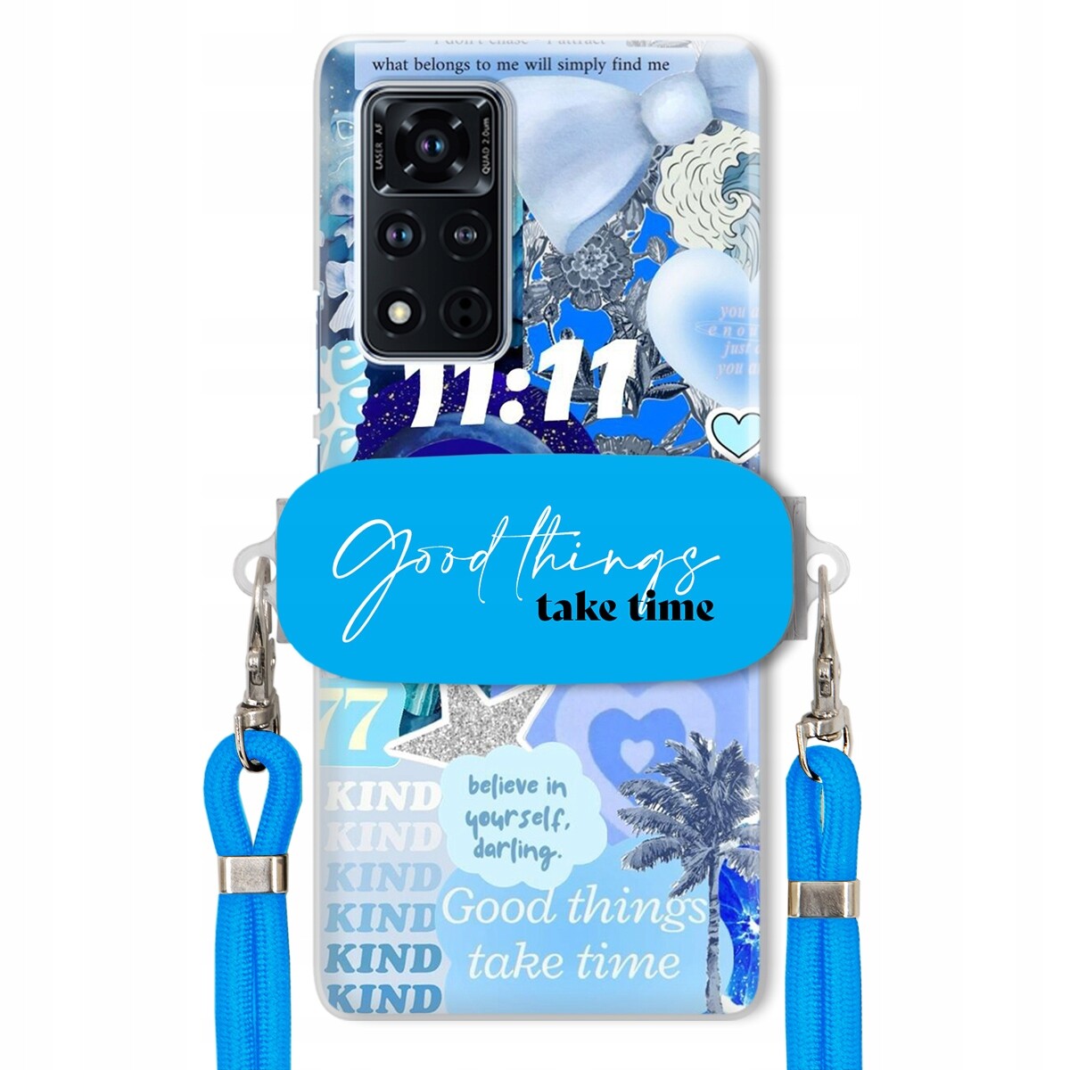 Pouzdro pro Huawei Honor View V40 5G Držák Crossbody vodítko Good Things Sea