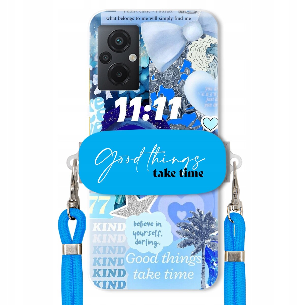 Pouzdro pro Xiaomi Poco M5 Držák vodítko Crossbody Good Things Sea Lata