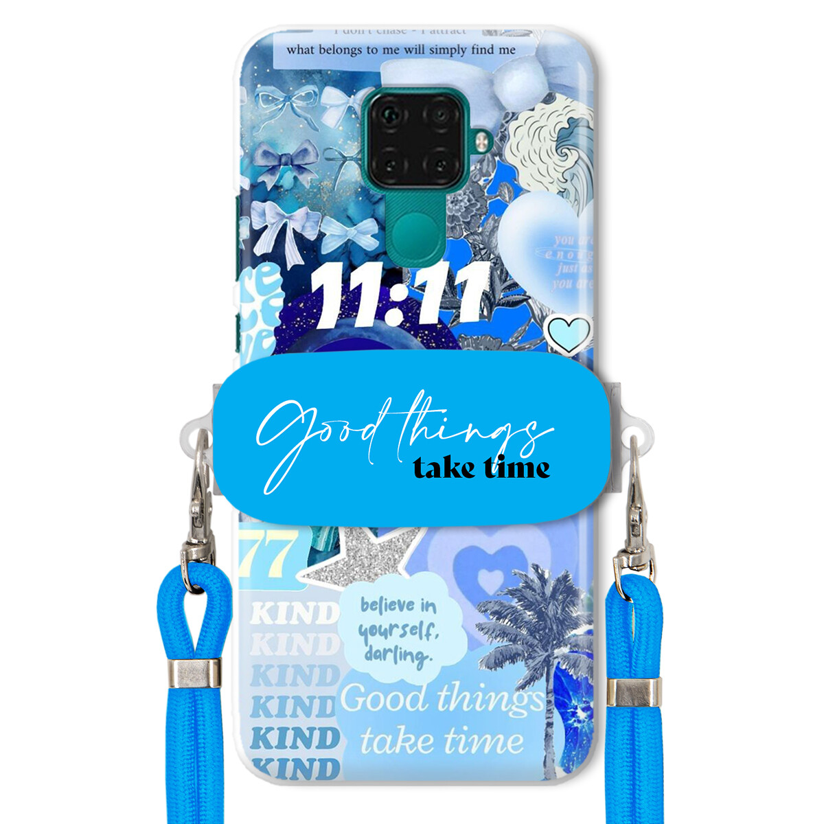 Pouzdro pro Huawei Mate 30 Lite Držák Crossbody vodítko Good Things Dovolená