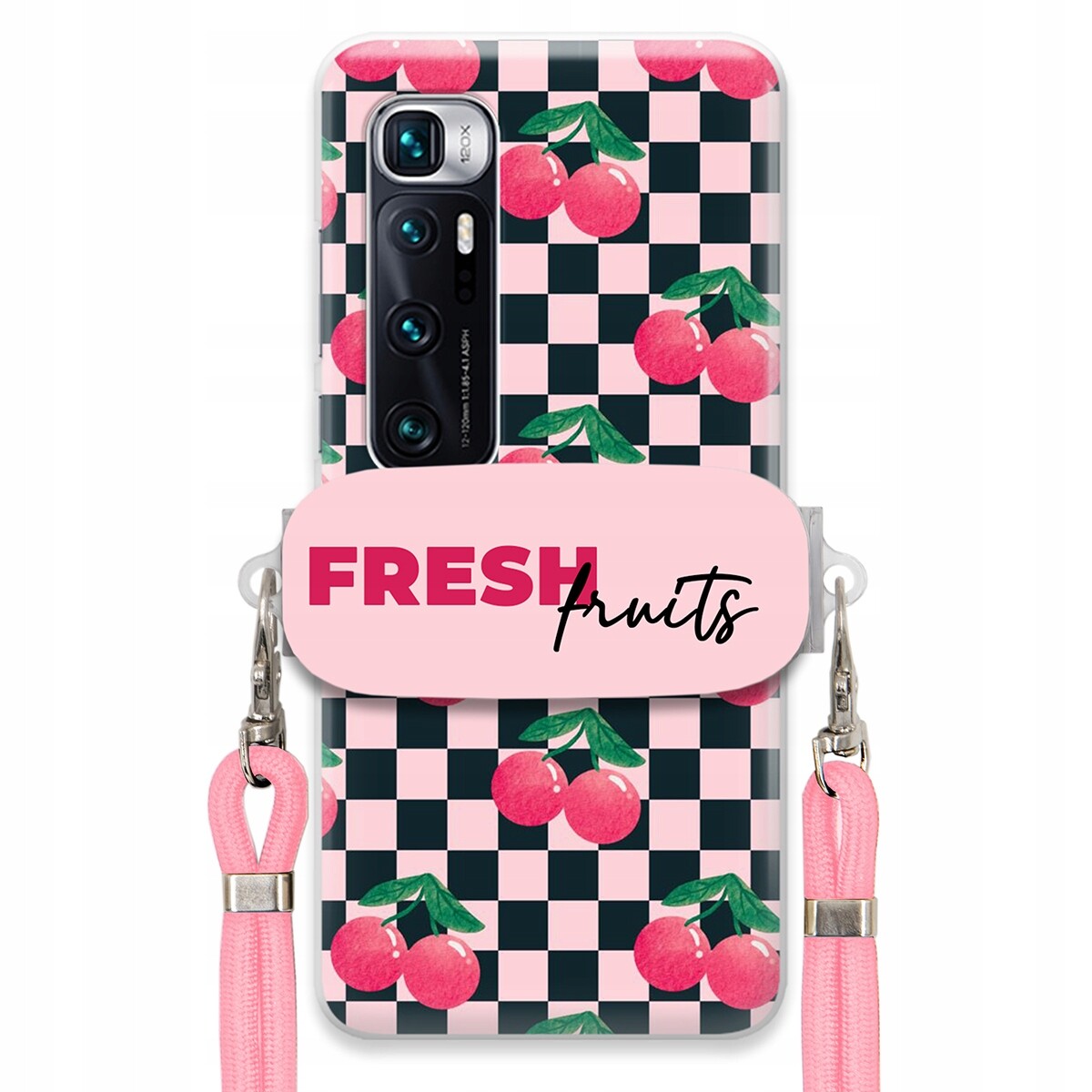 Pouzdro pro Xiaomi Mi 10 Ultra Vodítko Crossbody+ Držák Šachovnice Fresh Fruits